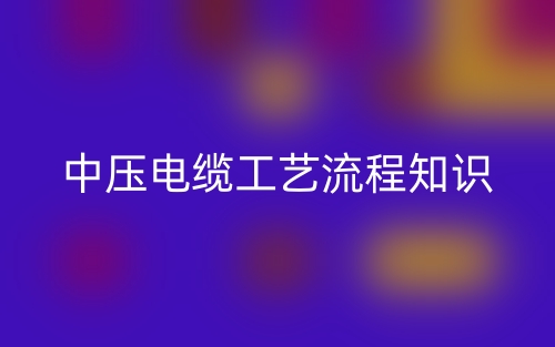中壓電纜工藝流程知識(shí)(圖1)